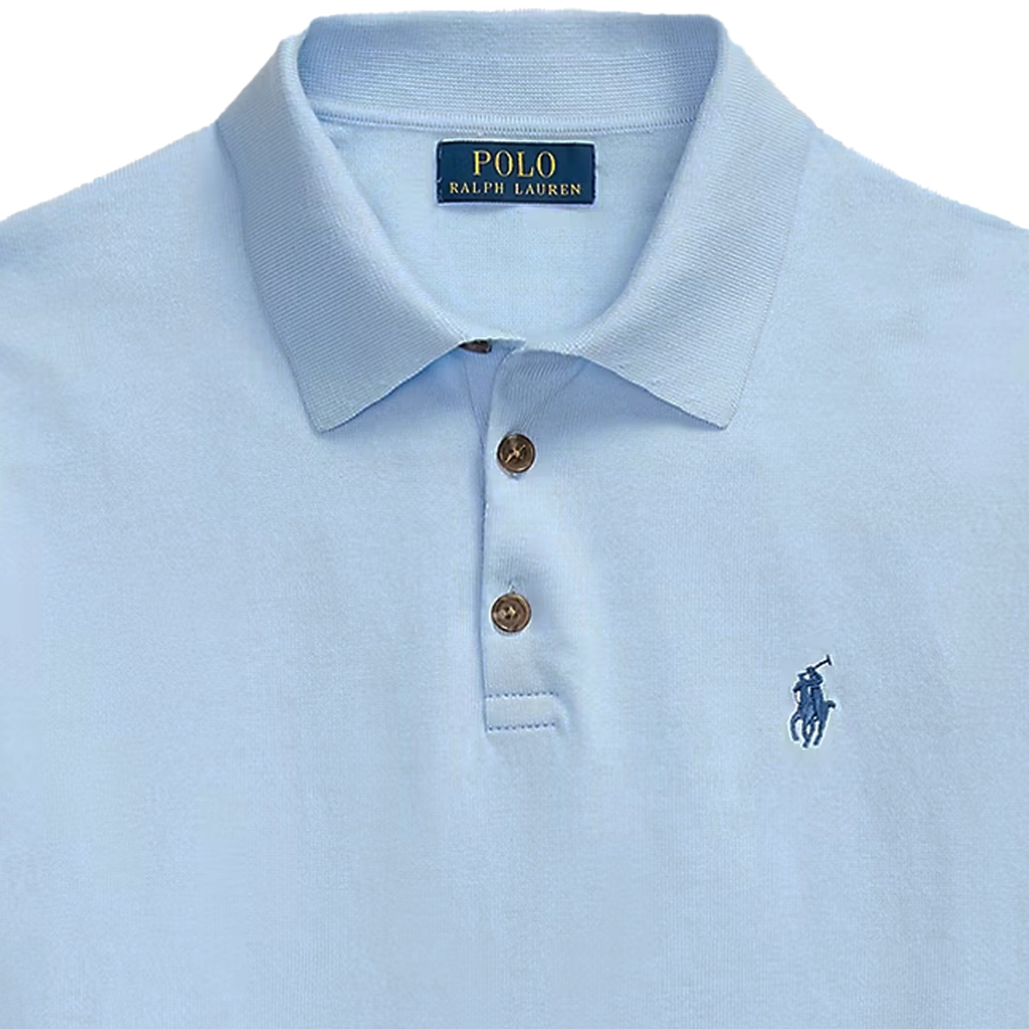 Knit Polo - Blue