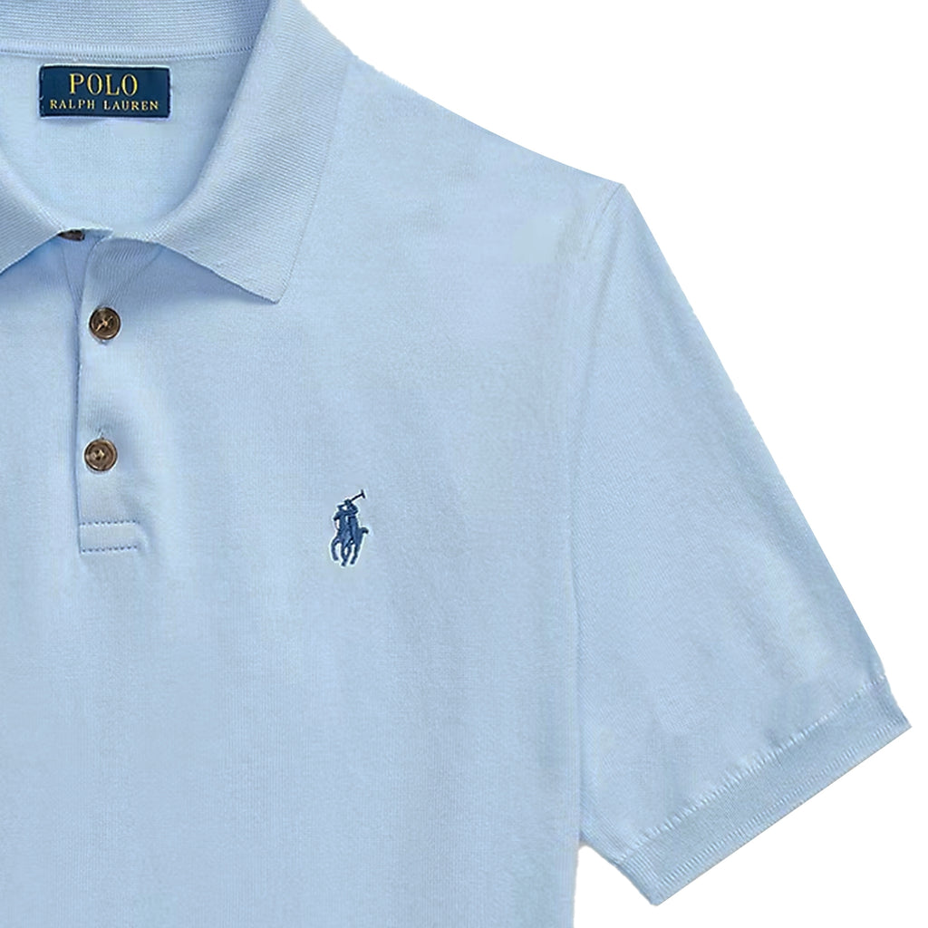 Knit Polo - Blue