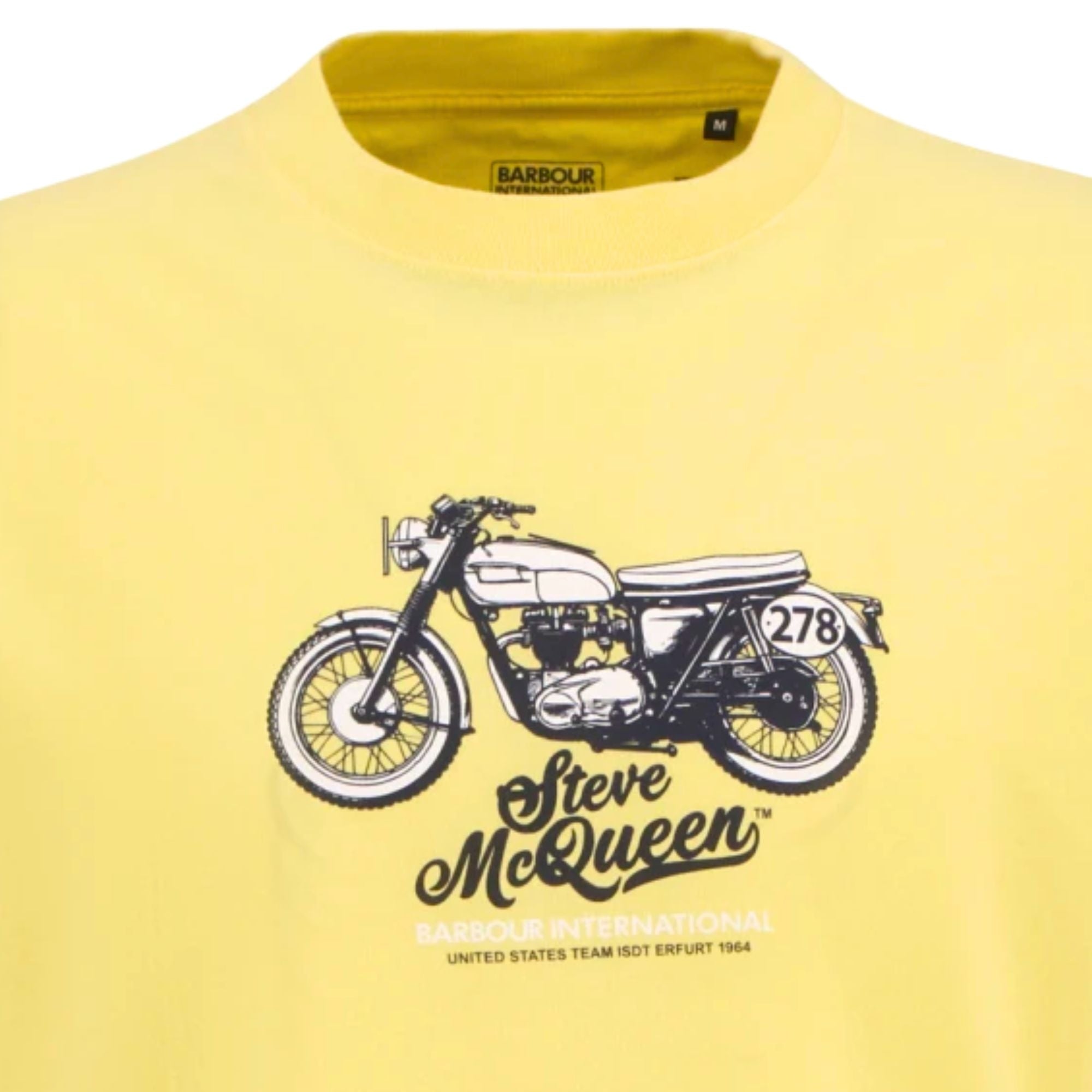 Barbour International Cerney T-Shirt - Yellow