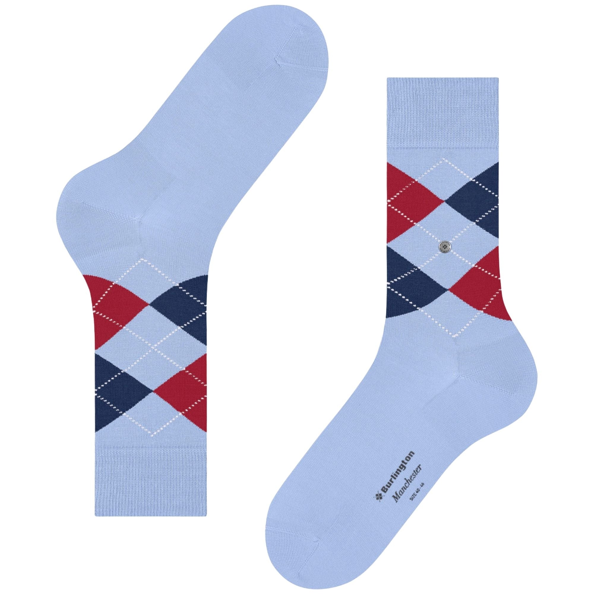 Manchester Socks - Light Blue