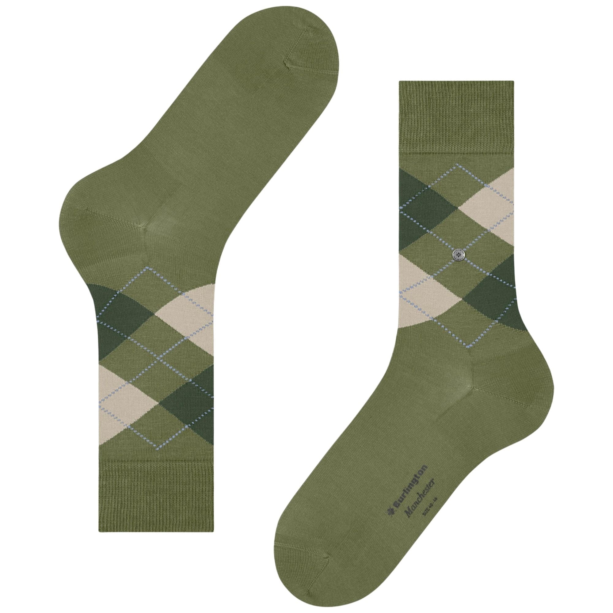Burlington Socks Manchester Socks - Green Mix