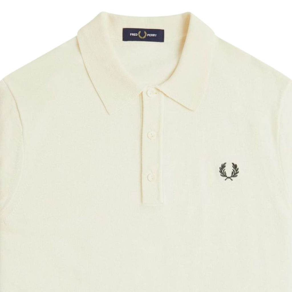 Fred Perry Knitted Shirt - Ecru