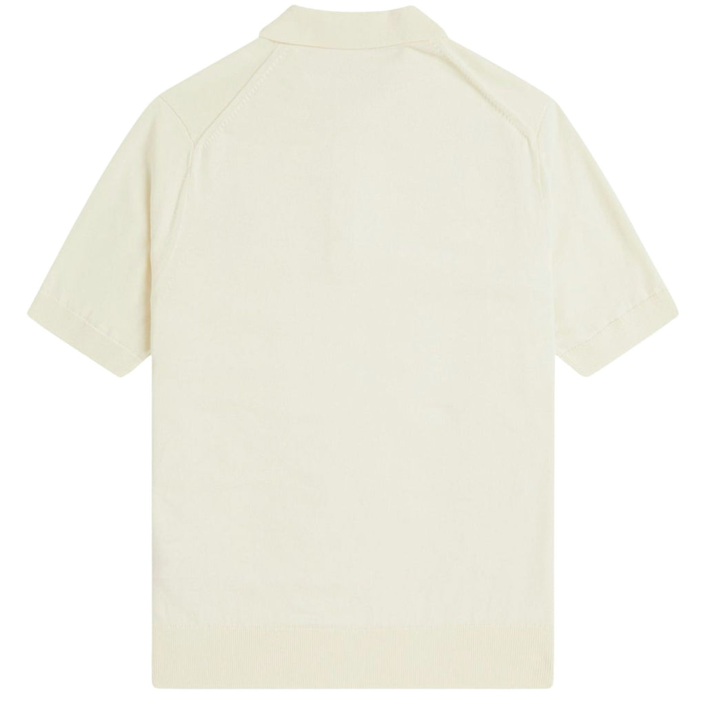 Fred Perry Knitted Shirt - Ecru