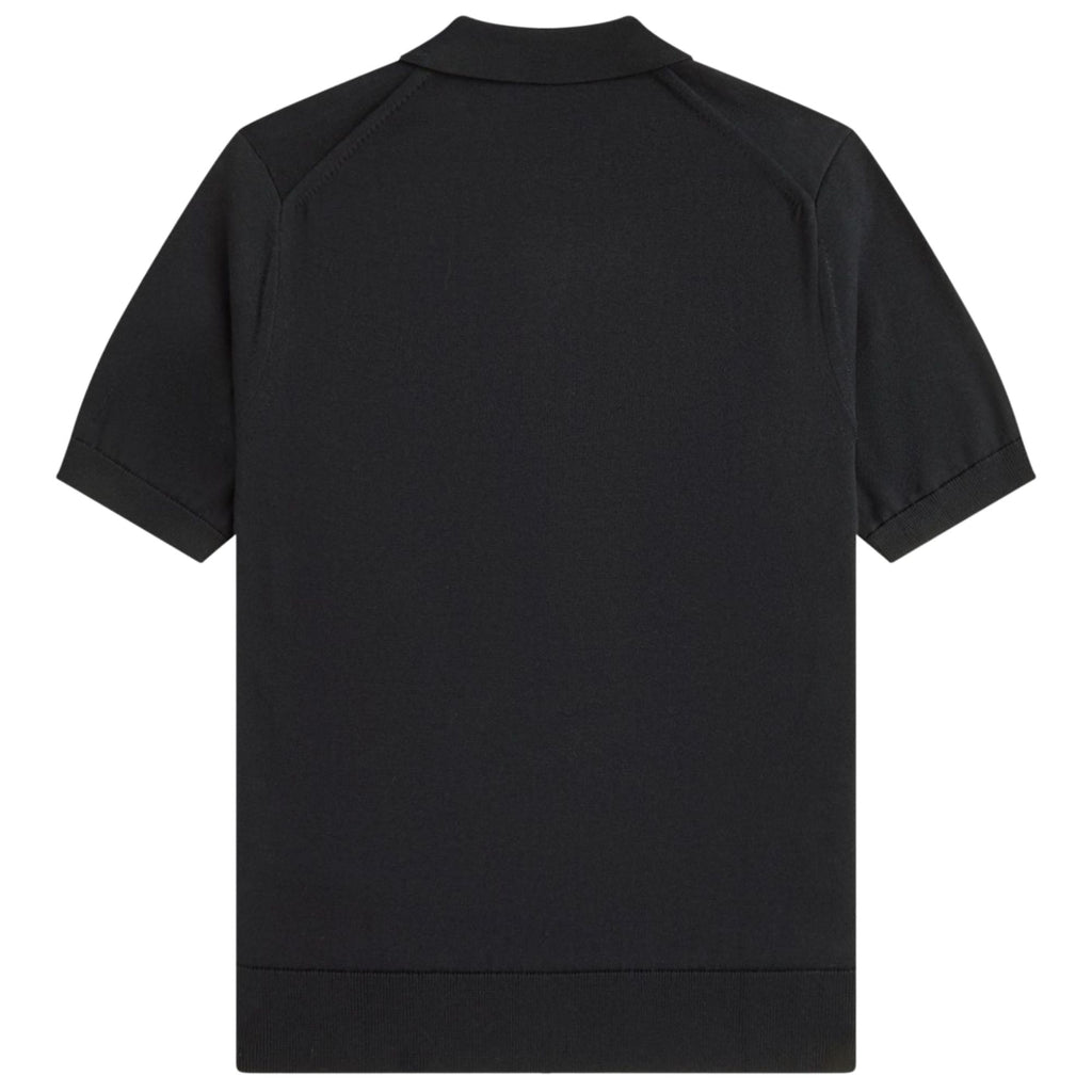 Fred Perry Knitted Shirt - Black