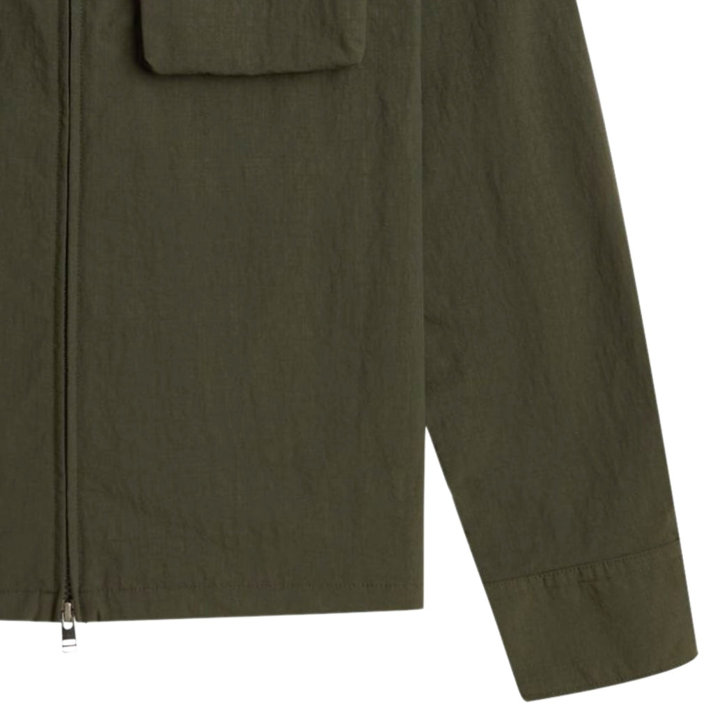 Fred Perry Ripstop Pocket Overshirt - Hunting Green