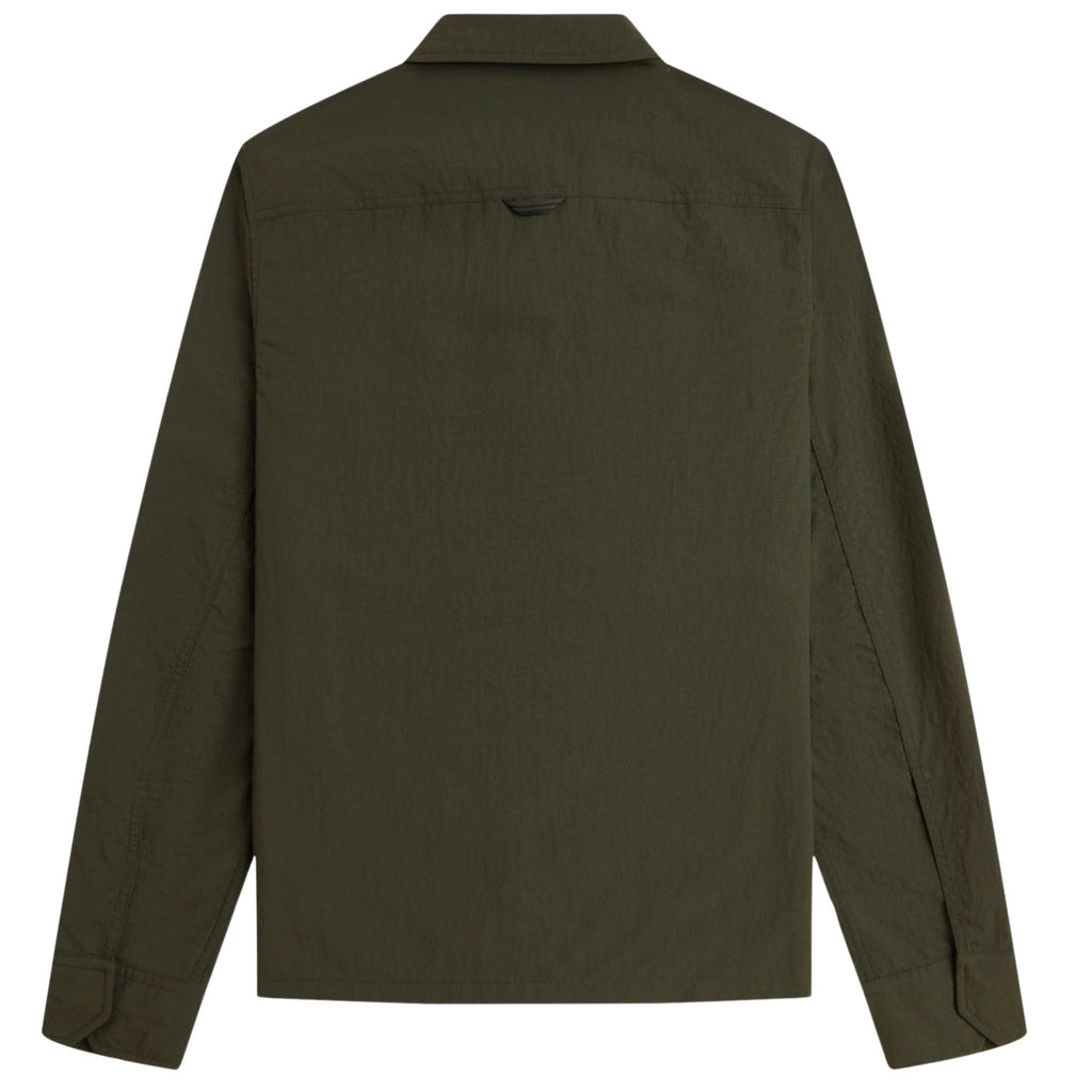 Fred Perry Ripstop Pocket Overshirt - Hunting Green