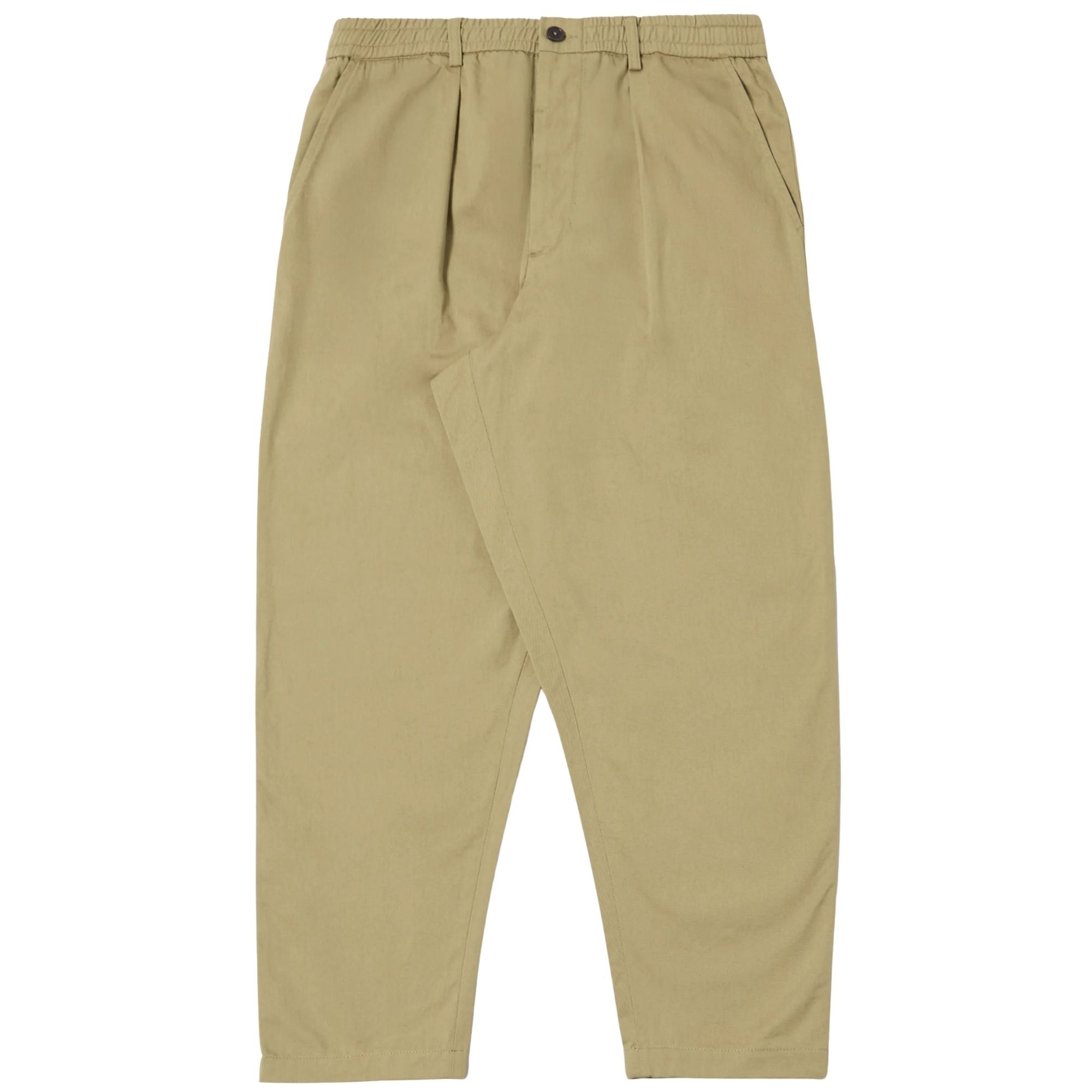 Universal Works Twill Pleated Track Pant - Sand