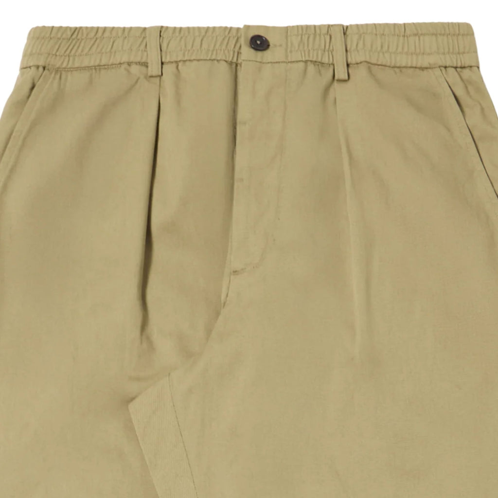 Universal Works Twill Pleated Track Pant - Sand