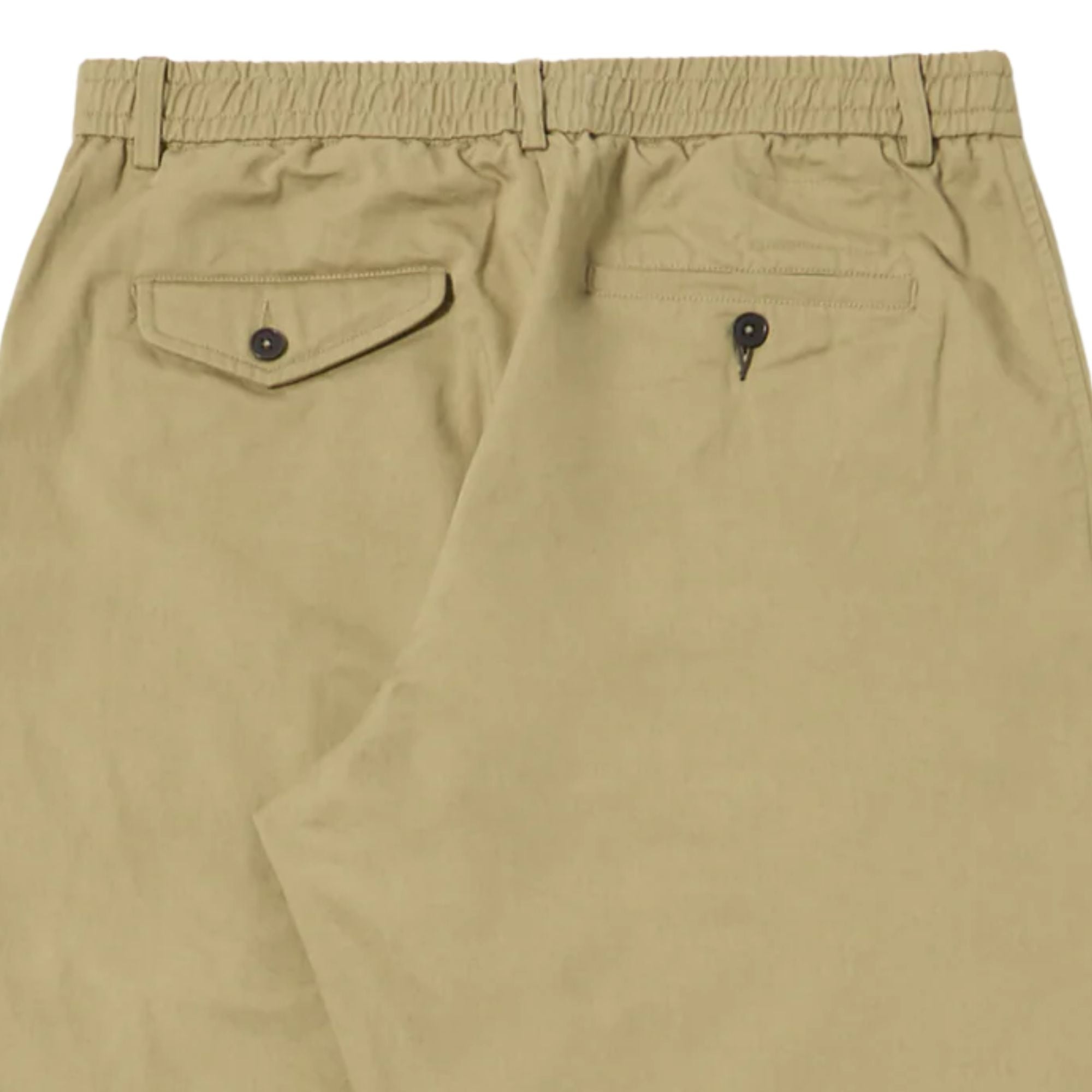 Universal Works Twill Pleated Track Pant - Sand