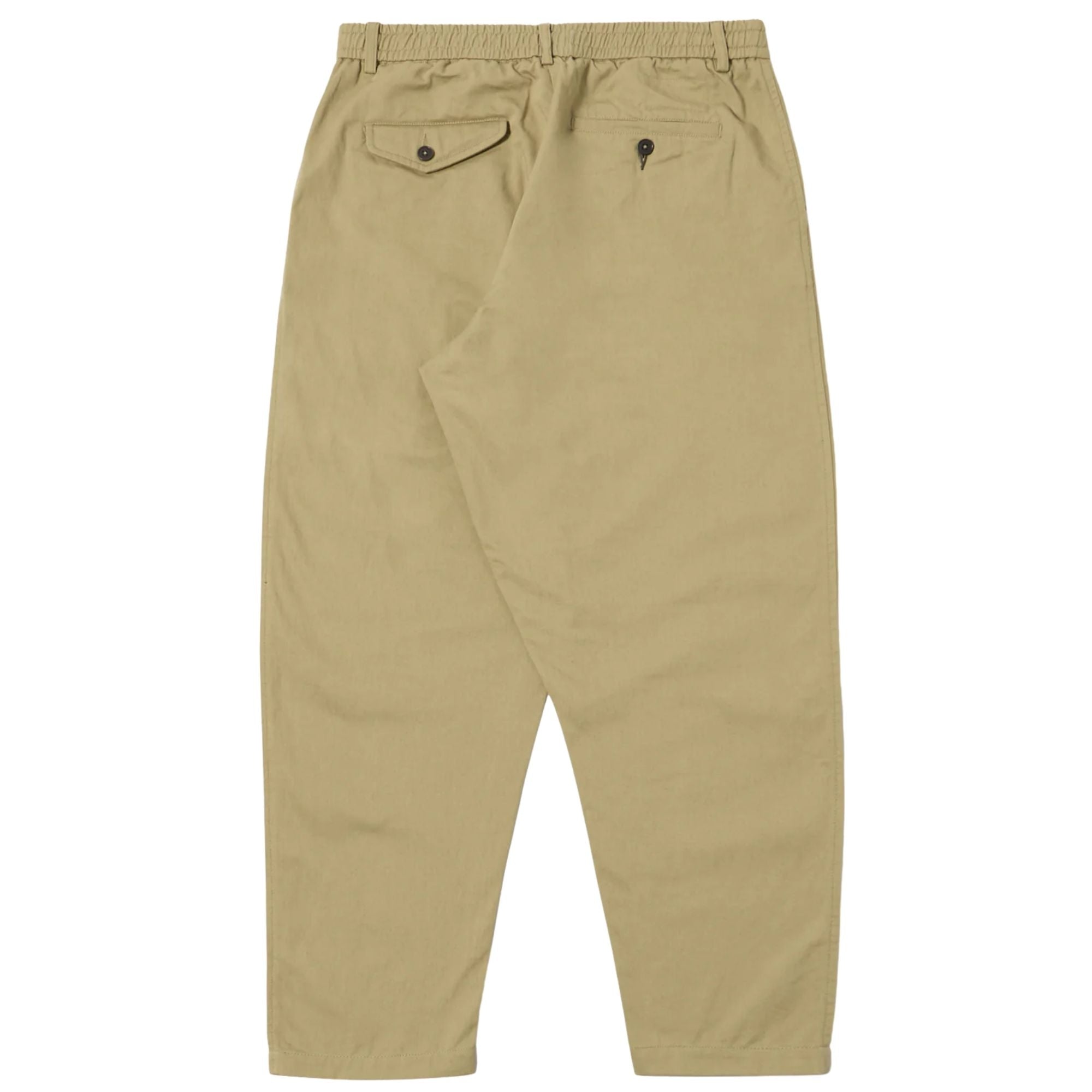 Universal Works Twill Pleated Track Pant - Sand