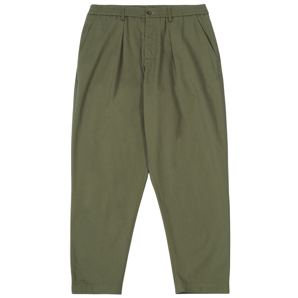 Universal Works Pleated Track Pant - Olive