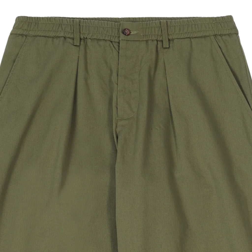 Universal Works Pleated Track Pant - Olive