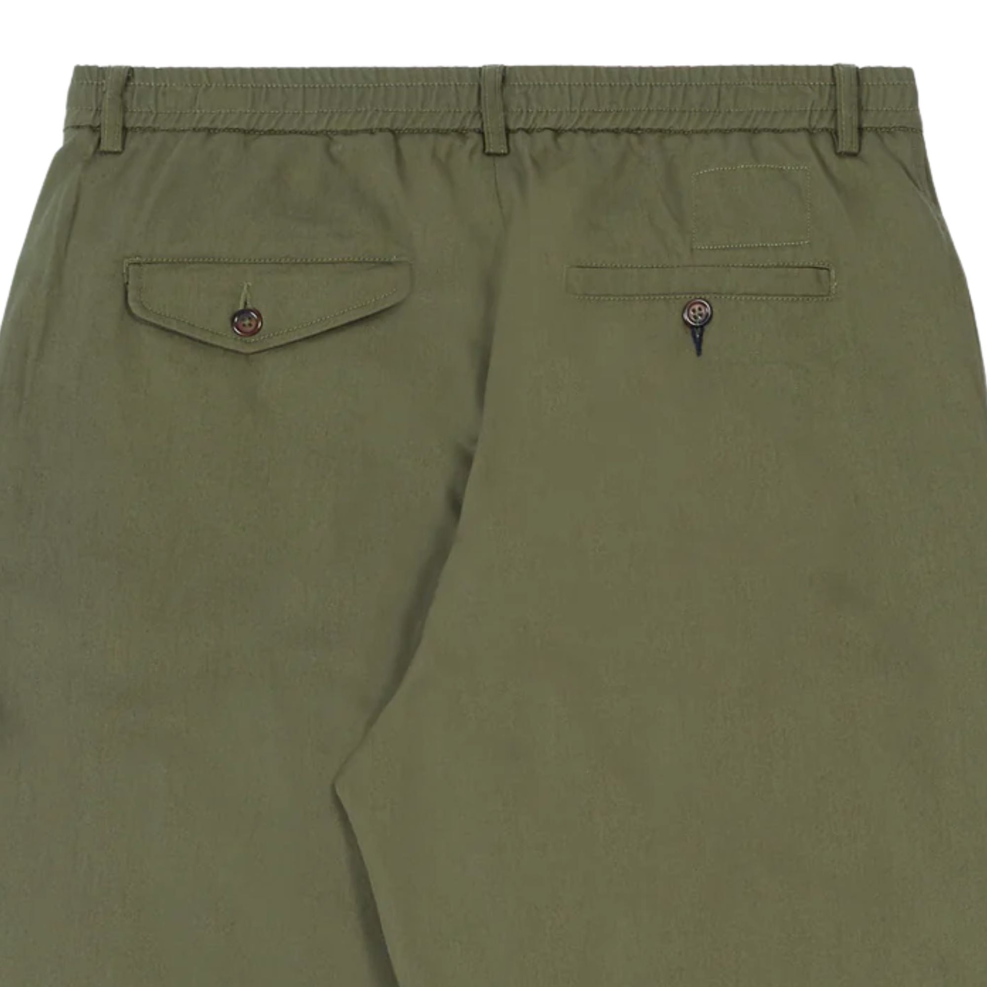 Pleated Track Pant - Olive