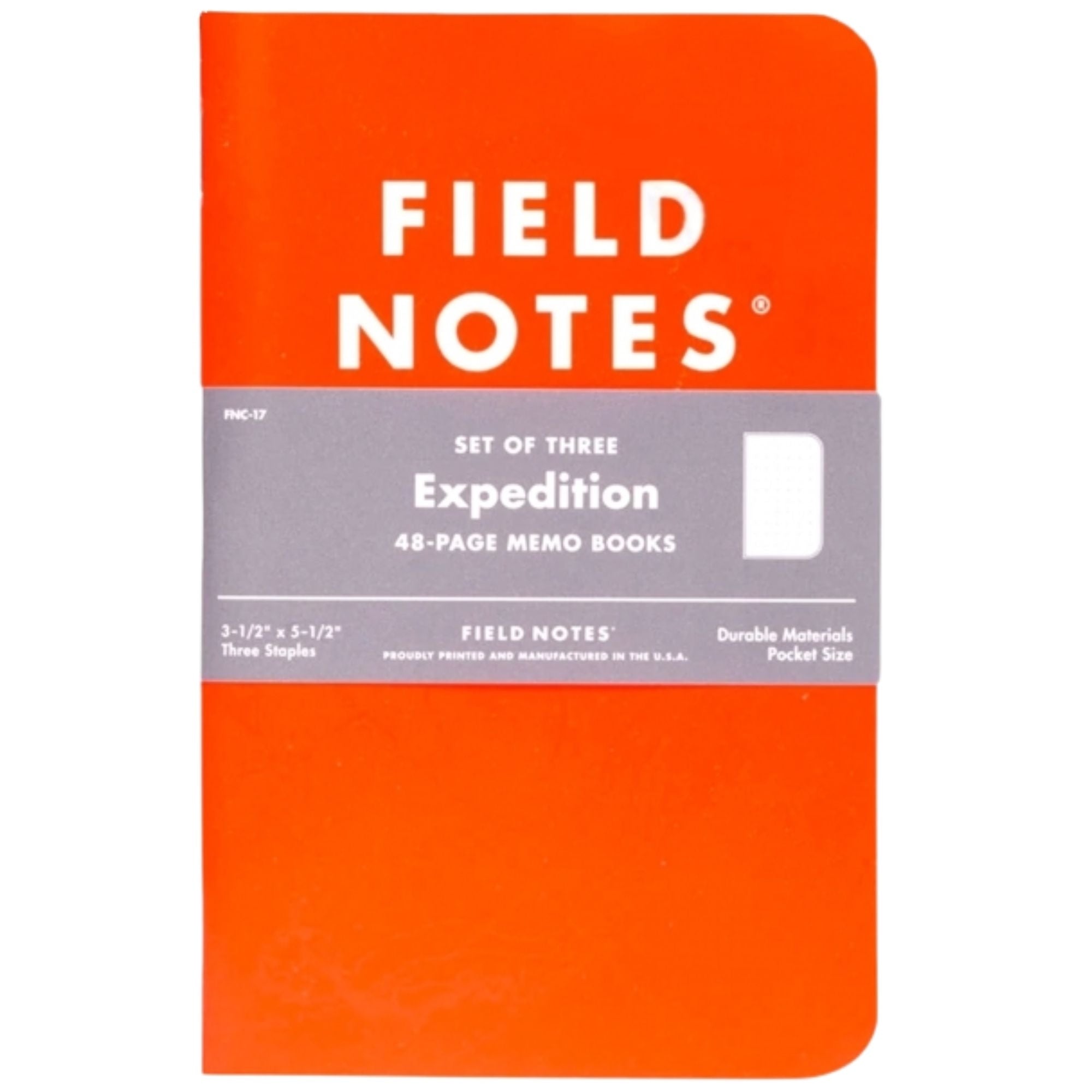 3 Pack Expedition Waterproof Notebooks