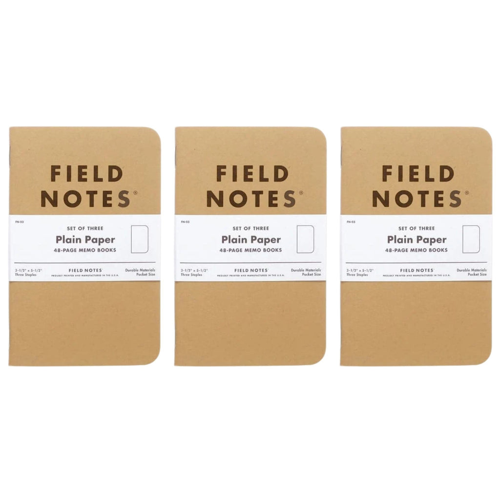 3 Pack Original Kraft - Plain