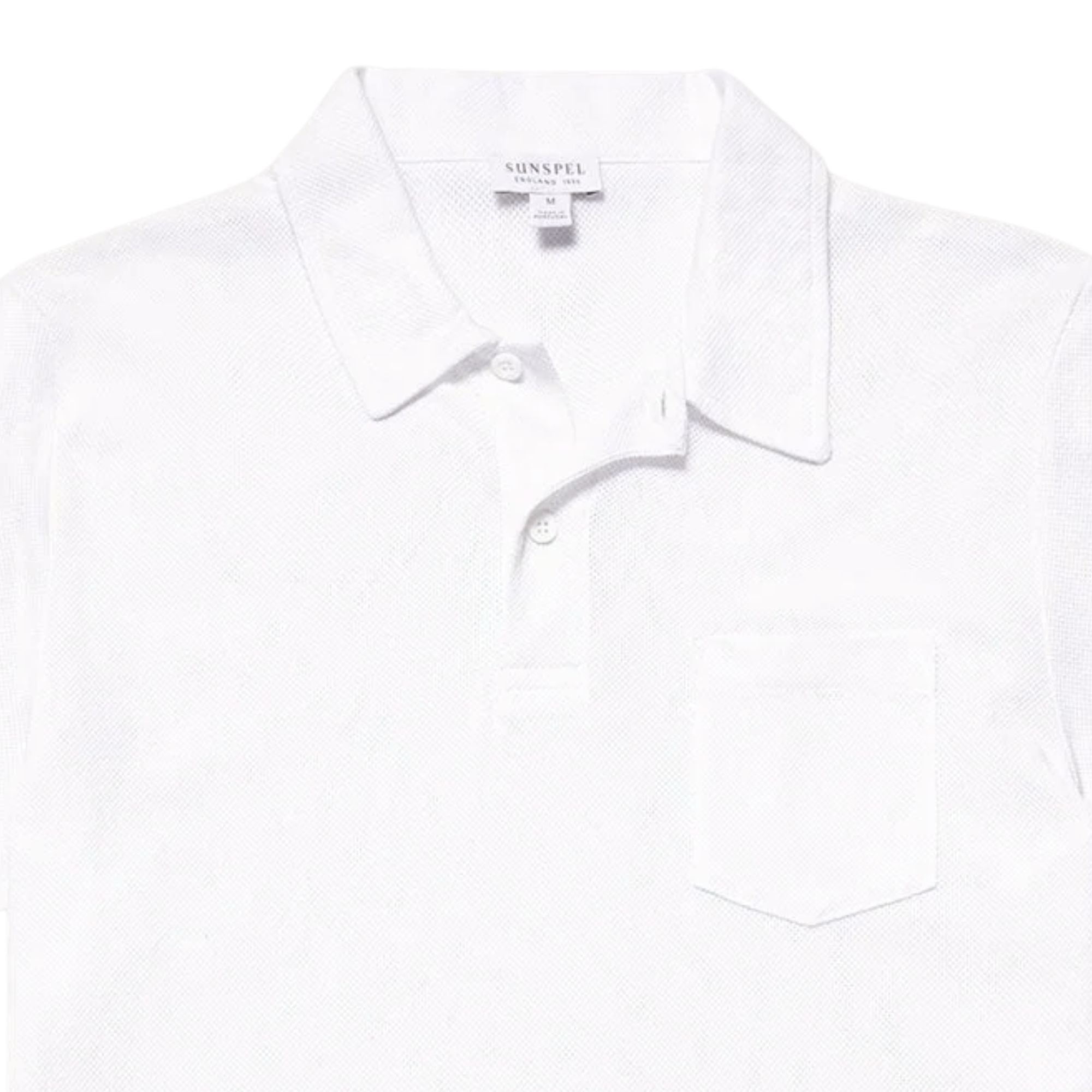 Sunspel Riviera Polo Shirt - White