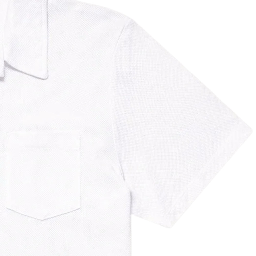 Sunspel Riviera Polo Shirt - White