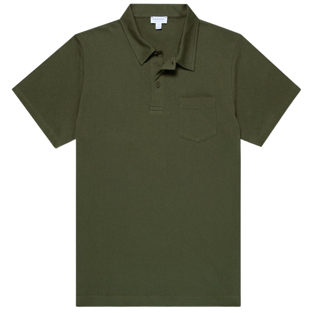Riviera Polo Shirt - Deep Olive
