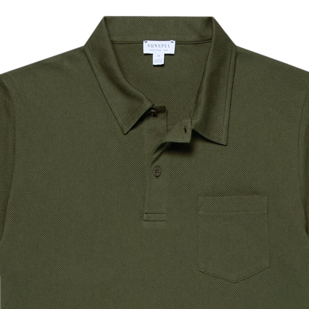 Riviera Polo Shirt - Deep Olive