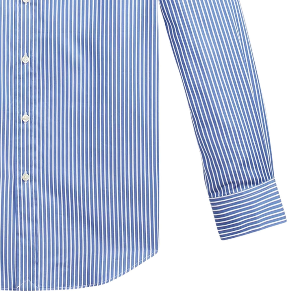 Polo Ralph Lauren Striped Poplin Shirt -  Blue Stripe