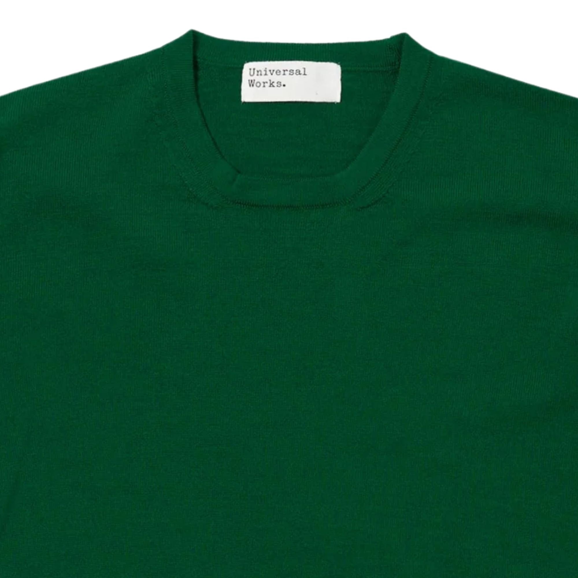 Merino Fine Knit T-Shirt - Green