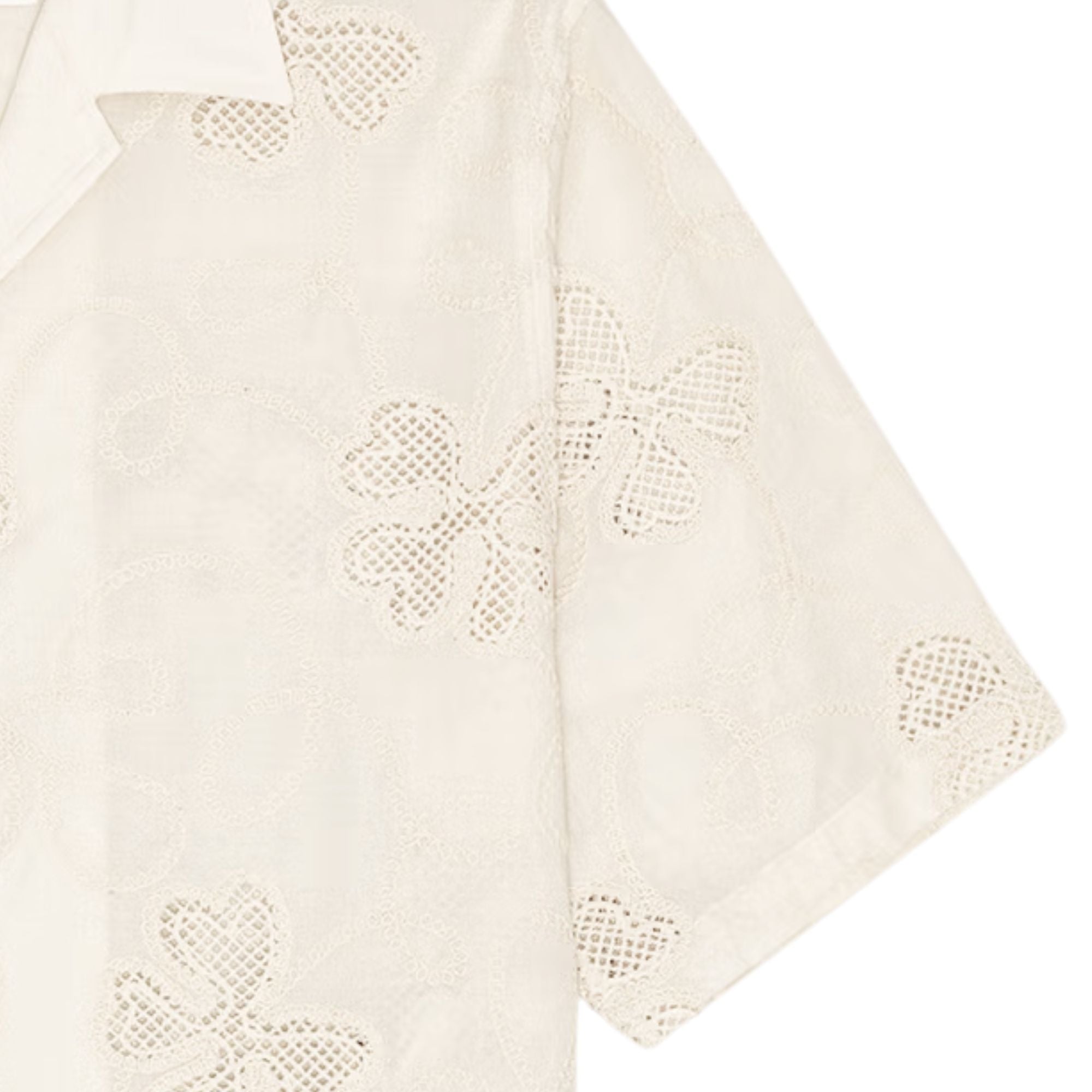 NN07 Ben Embroidery Shirt - Ivory