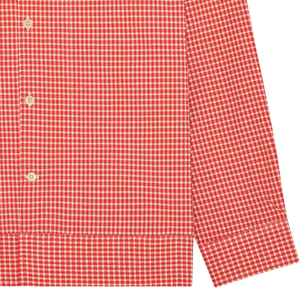NN07 Reed Seersucker Overshirt - Chili Glow
