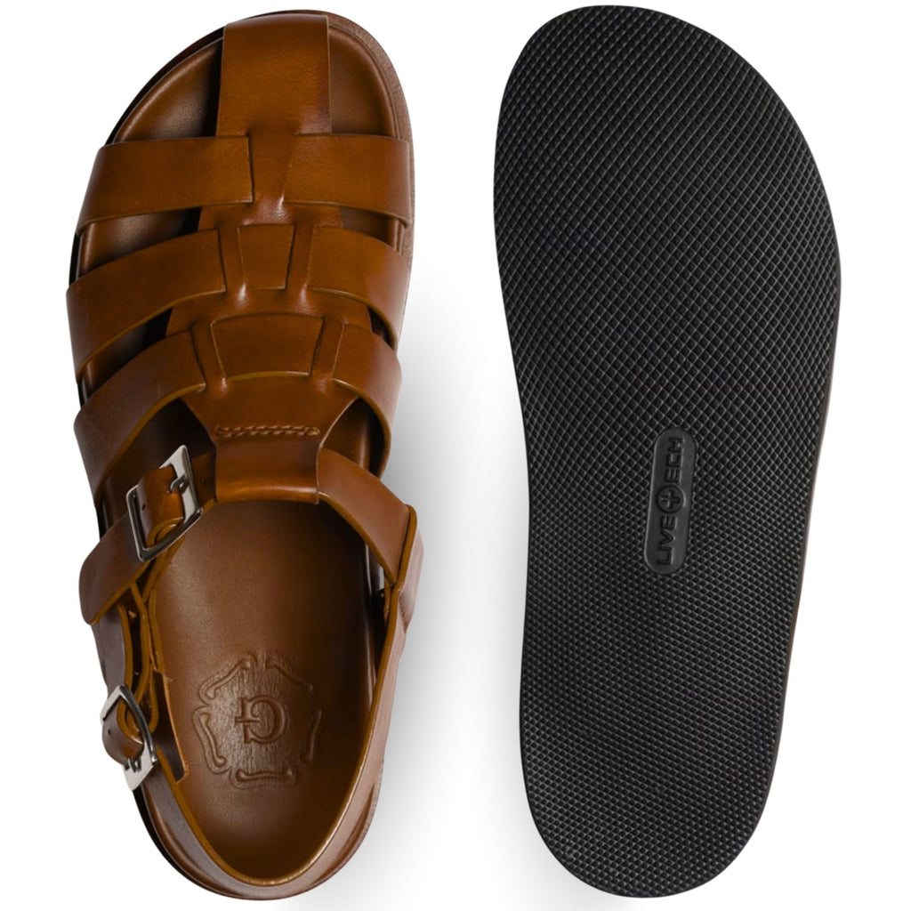 Grenson Quinton Sandals - Tan