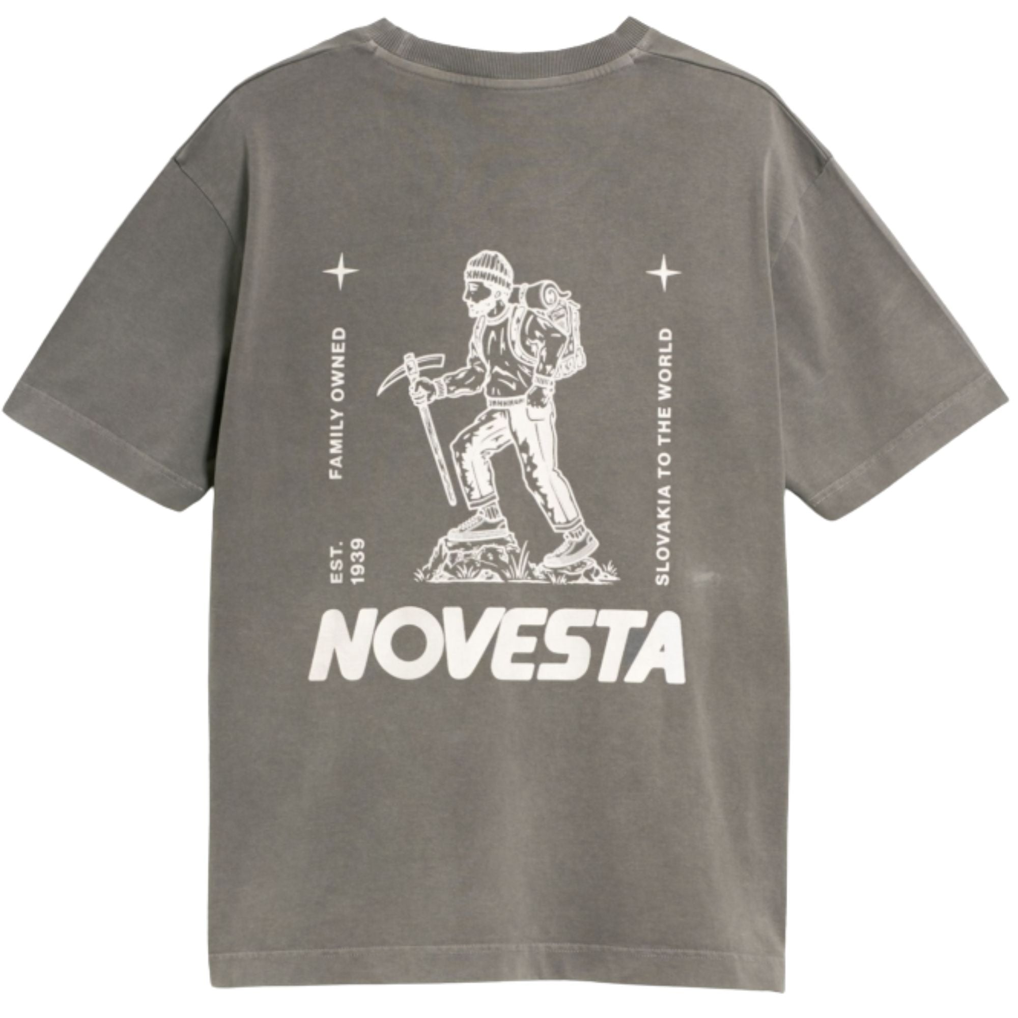 Novesta Hiker T-Shirt - Charcoal
