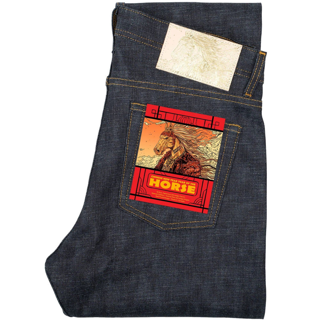 Naked and Famous Denim Weird Guy Chinese New Year - Year Of The Horse Selvedge - Indigo