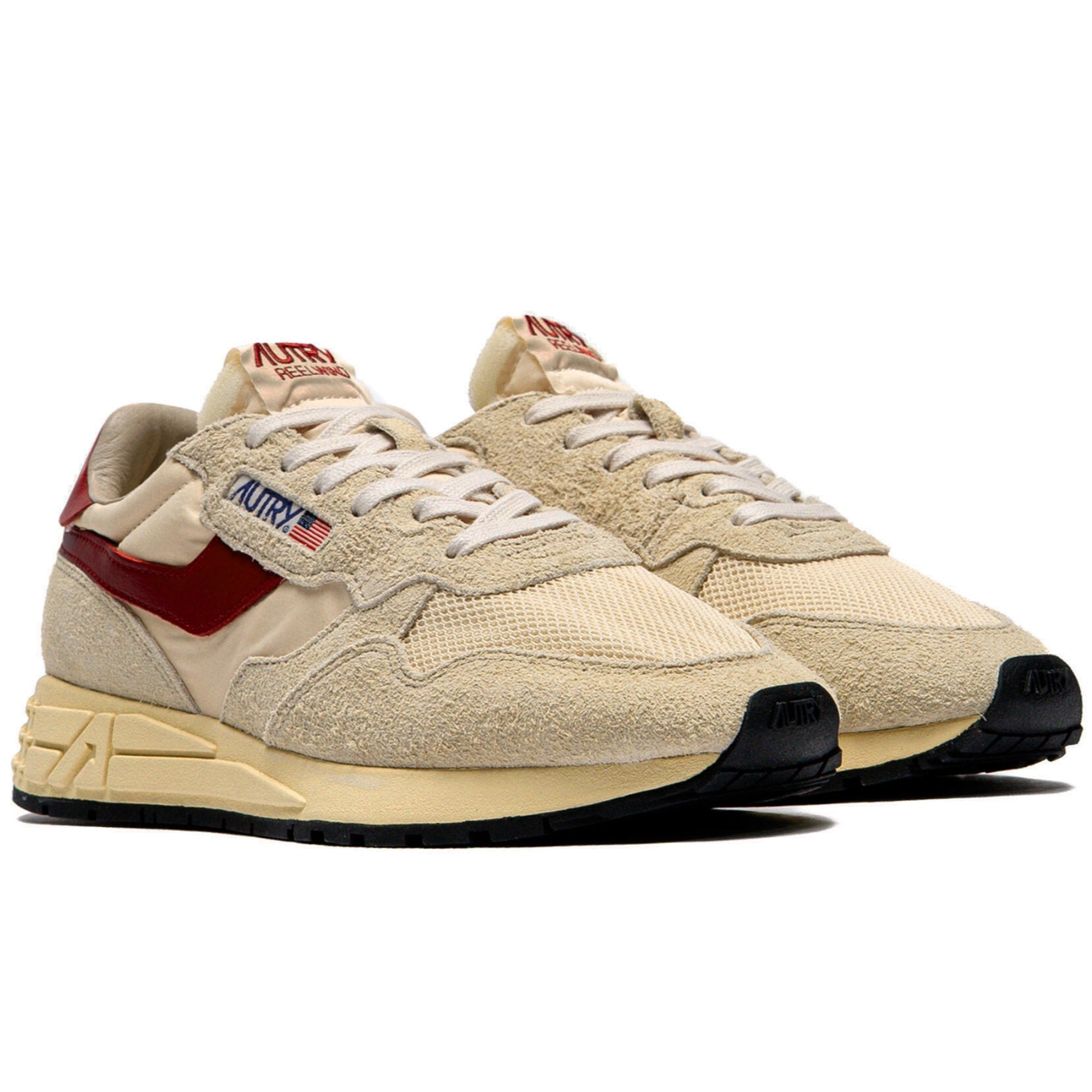 Reelwind Low Sneakers - Ecru/Red