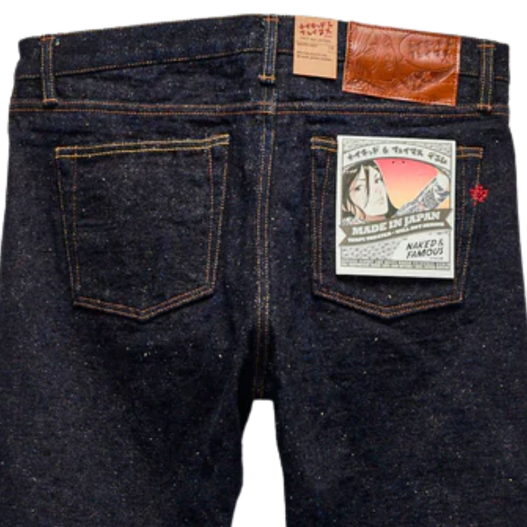 Naked and Famous Denim Weird Guy MIJ16 Genseki Selvedge - Indigo