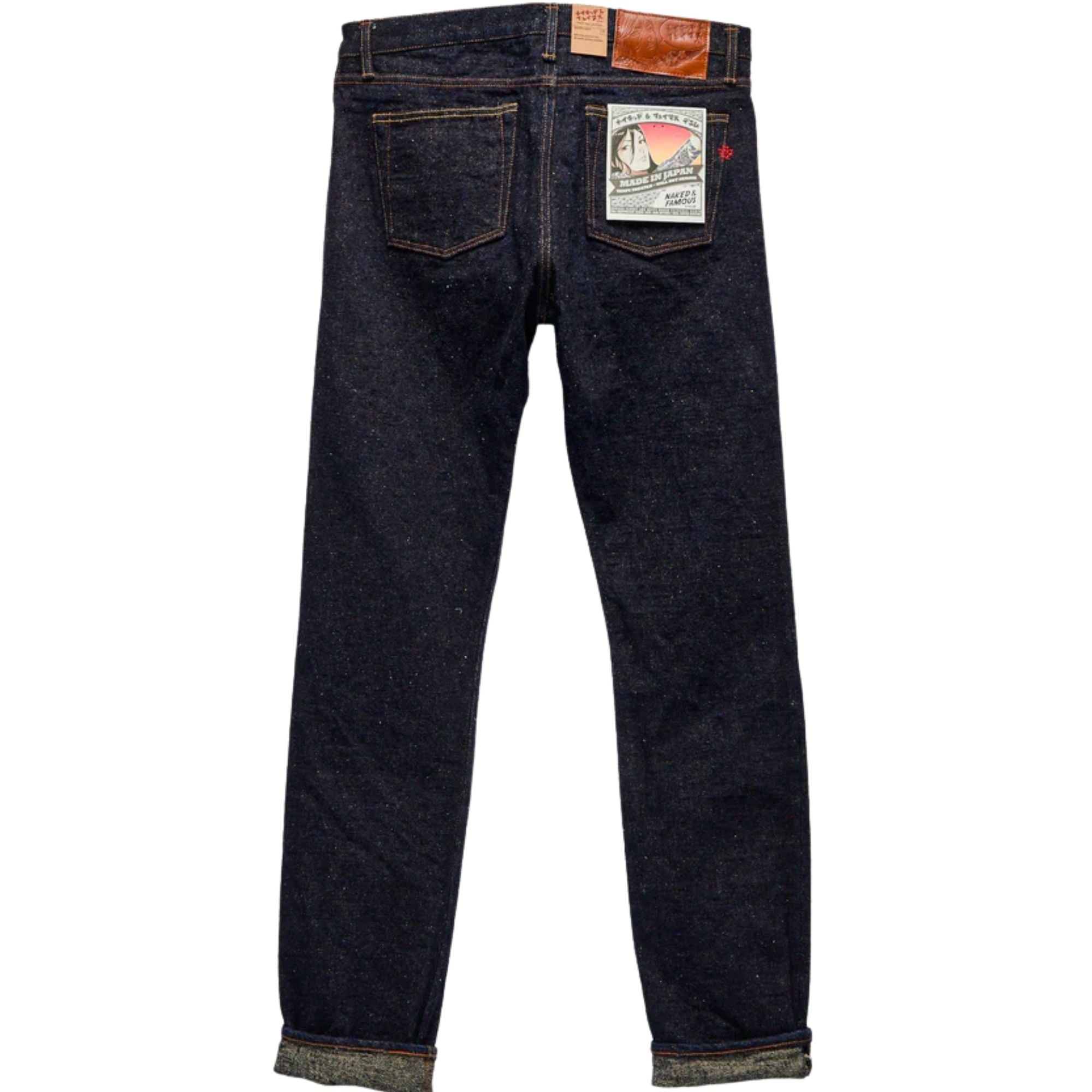 Naked and Famous Denim Weird Guy MIJ16 Genseki Selvedge - Indigo