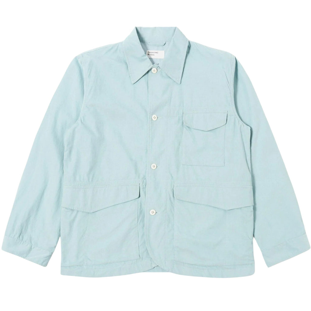Universal Works Fine Cord Duty Jacket - Aqua