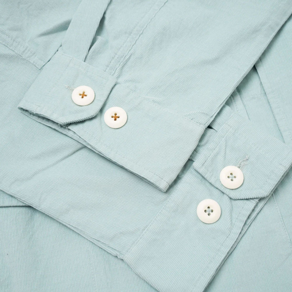 Universal Works Fine Cord Duty Jacket - Aqua
