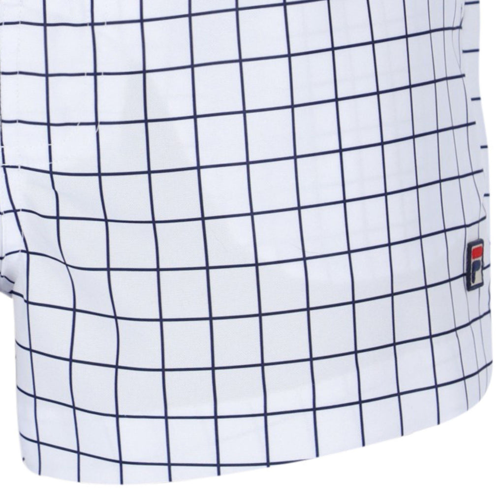 Fila Vintage High Tide Terry Stripe Shorts - White