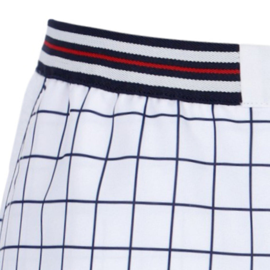 Fila Vintage High Tide Terry Stripe Shorts - White