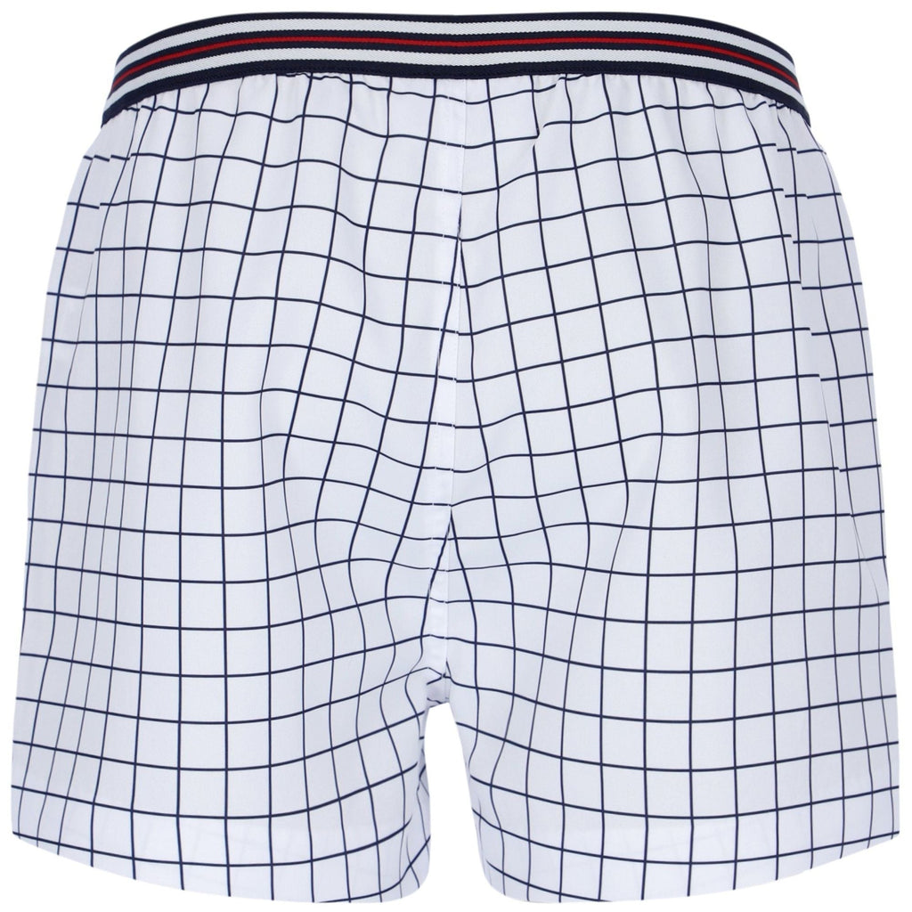 Fila Vintage High Tide Terry Stripe Shorts - White