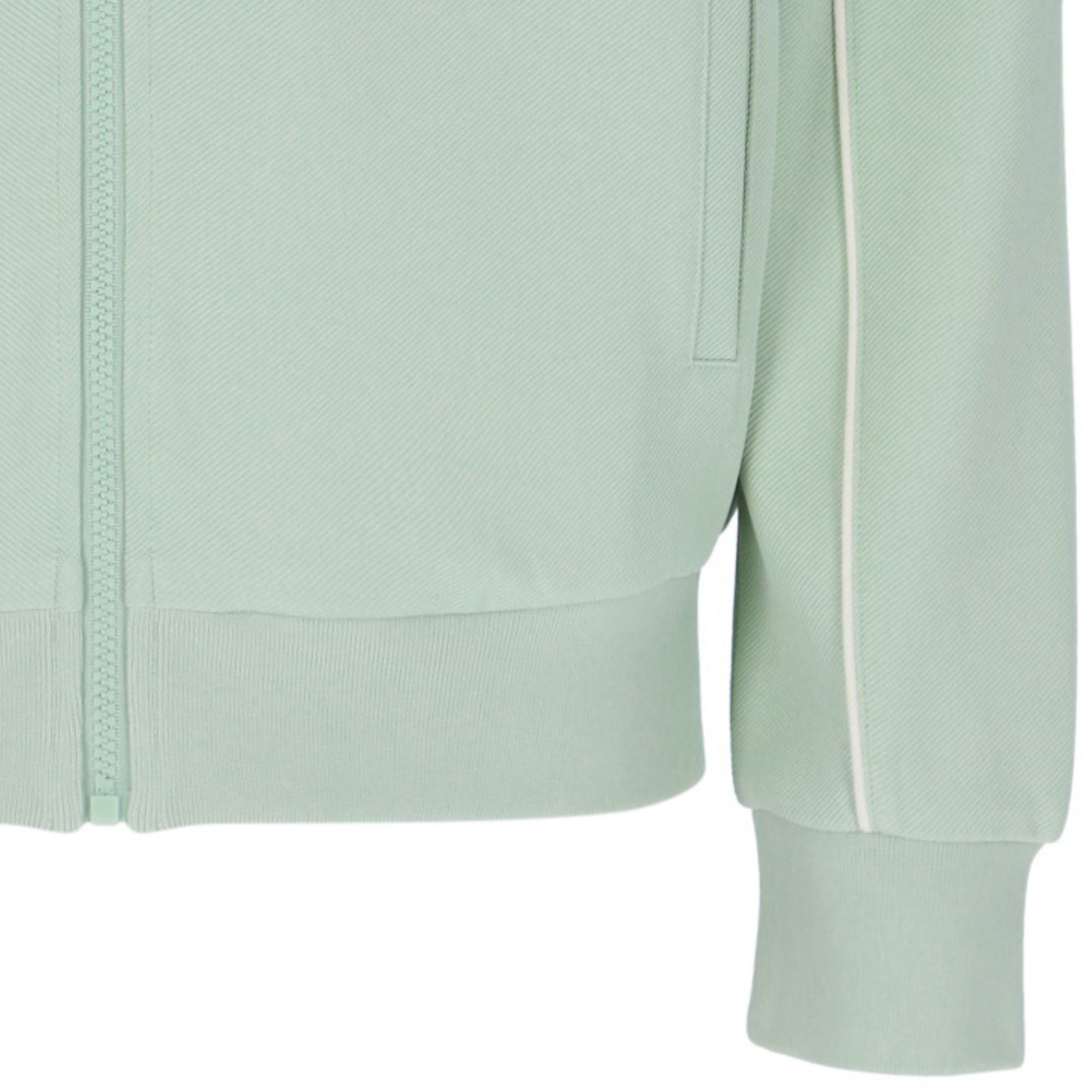 Federico Tipped Neck Track Jacket - Surf Spray