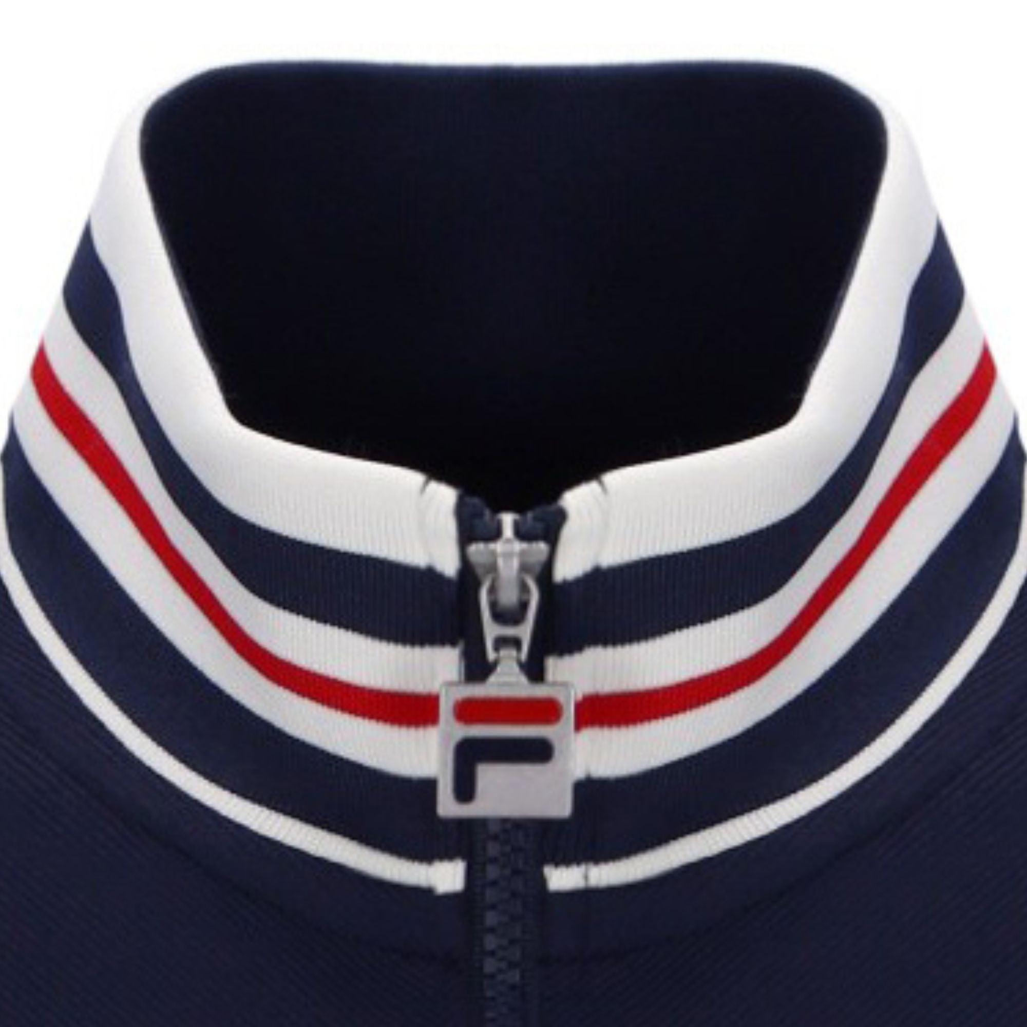 Federico Tipped Neck Track Jacket - Fila Navy