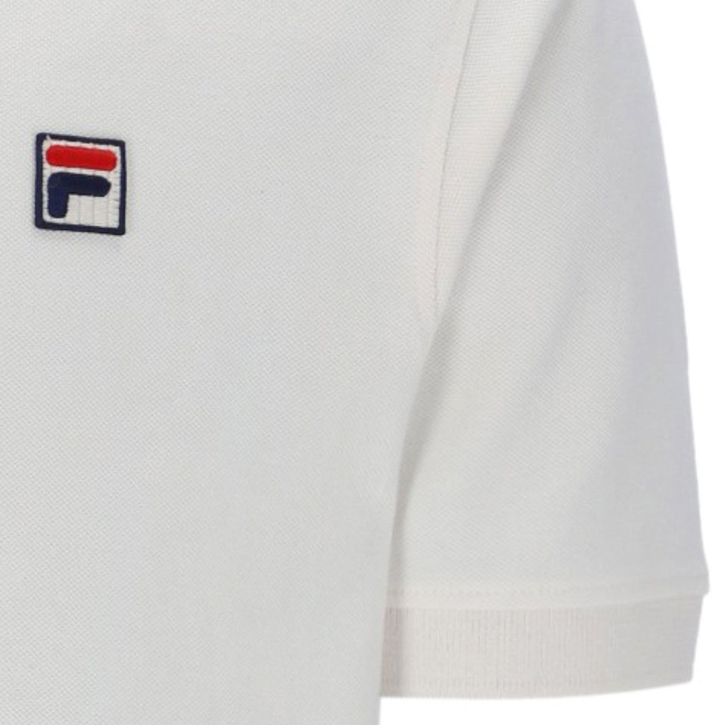 Fila Vintage Achille Heritage Tape Polo - Gardenia