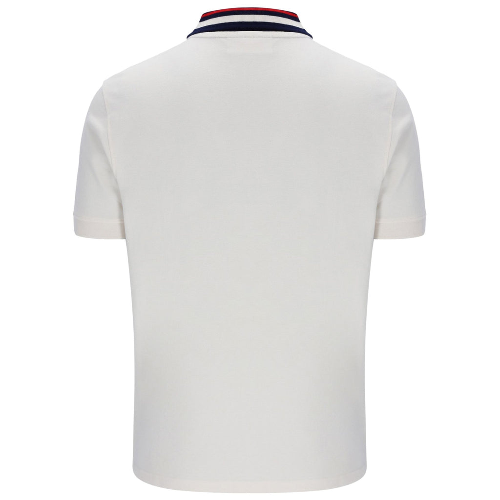 Fila Vintage Achille Heritage Tape Polo - Gardenia