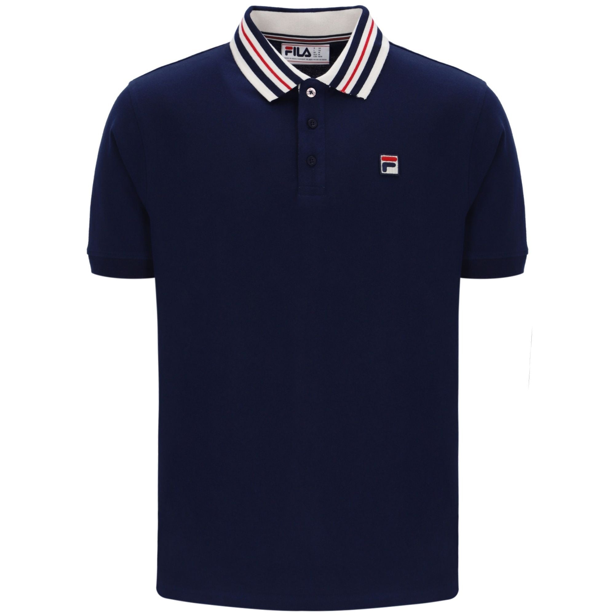 Achille Heritage Tape Polo - Fila Navy