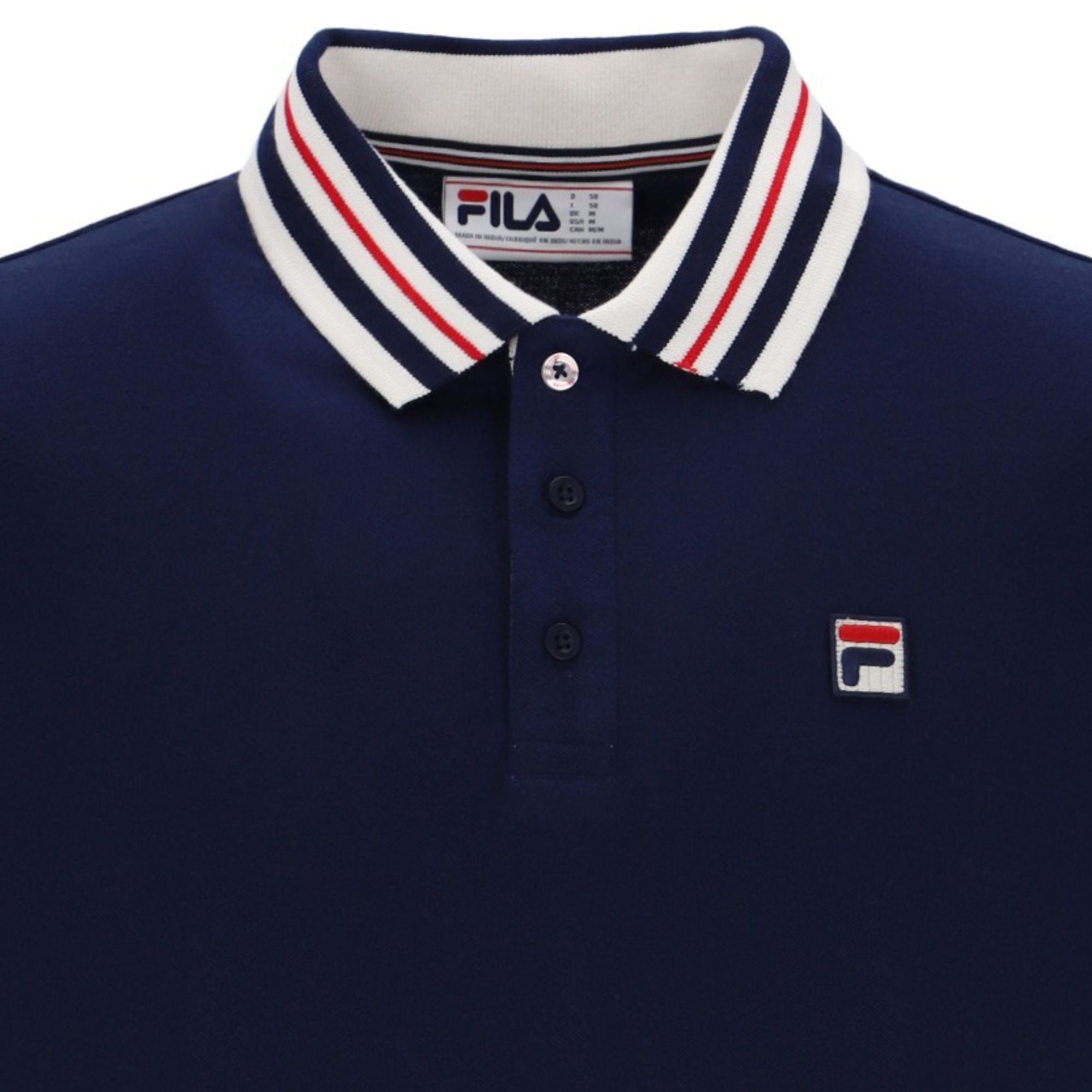 Achille Heritage Tape Polo - Fila Navy