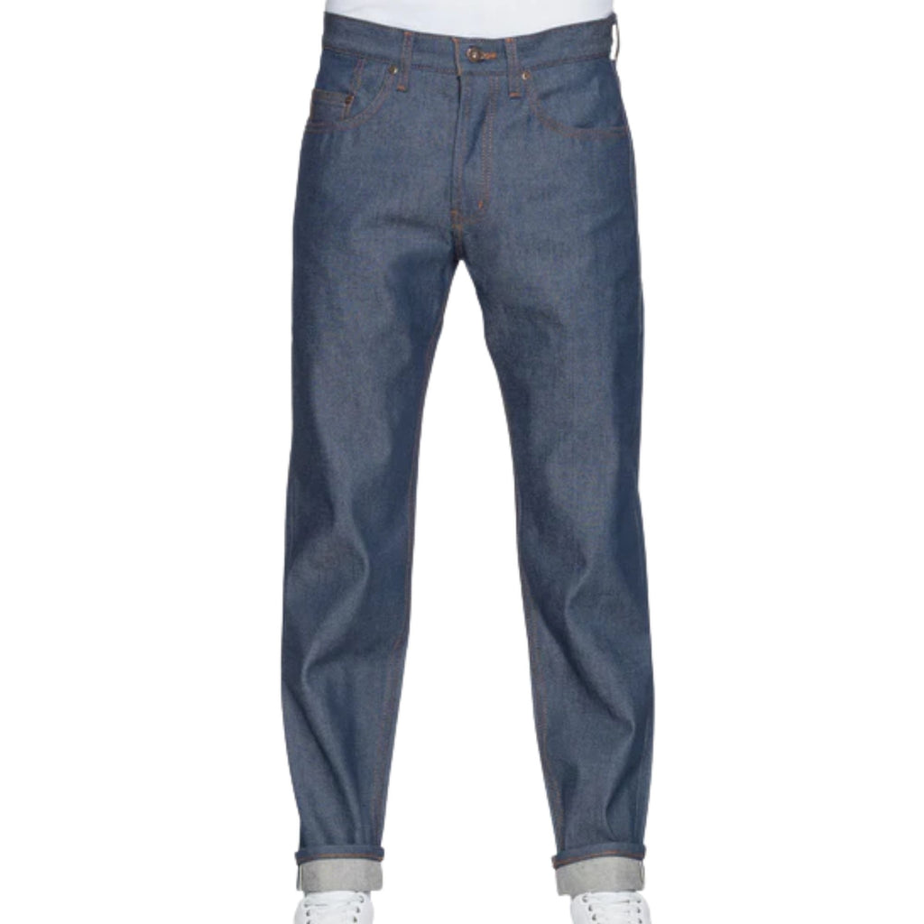 Naked and Famous Denim Easy Guy Natural Indigo Selvedge - Raw Blue