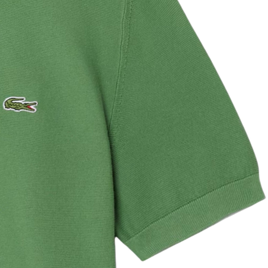 Lacoste Knitted Polo Shirt - Lettuce