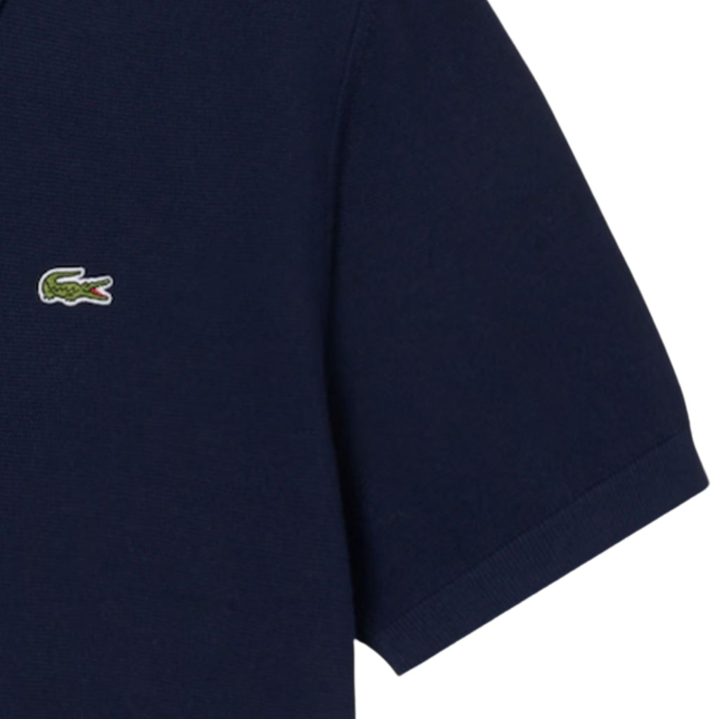Lacoste Knitted Polo Shirt - Navy