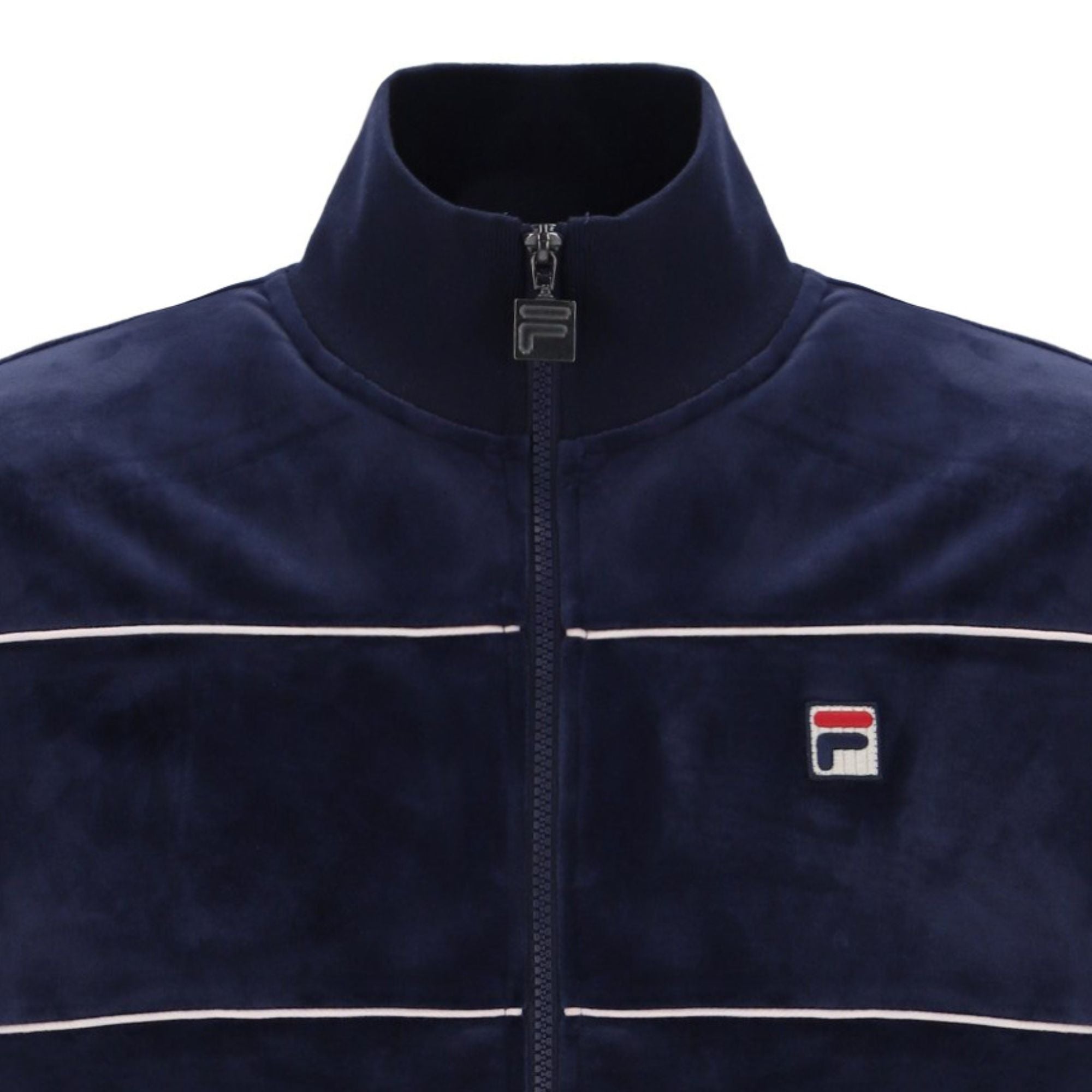 Vittorio Velour Track Top - Fila Navy