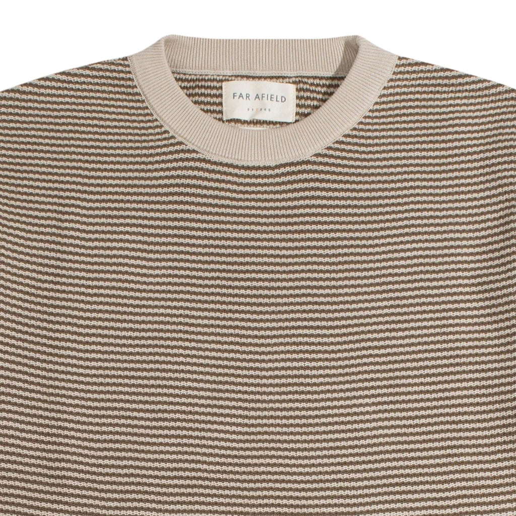 Newport Knit T-Shirt - Sand/Brown