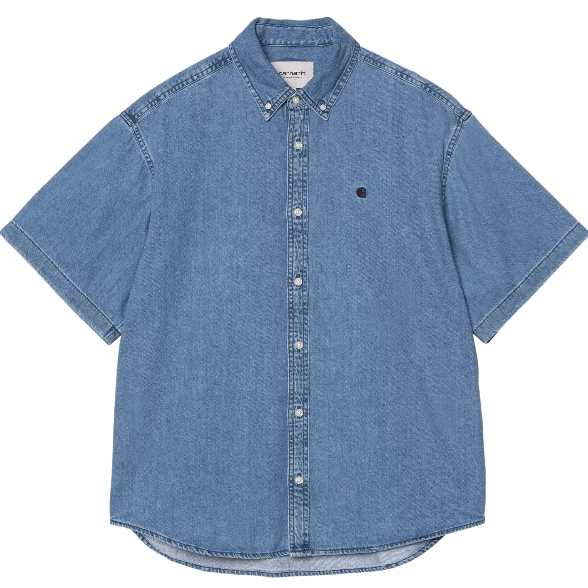 Short Sleeve Lucas Shirt - Blue Stone